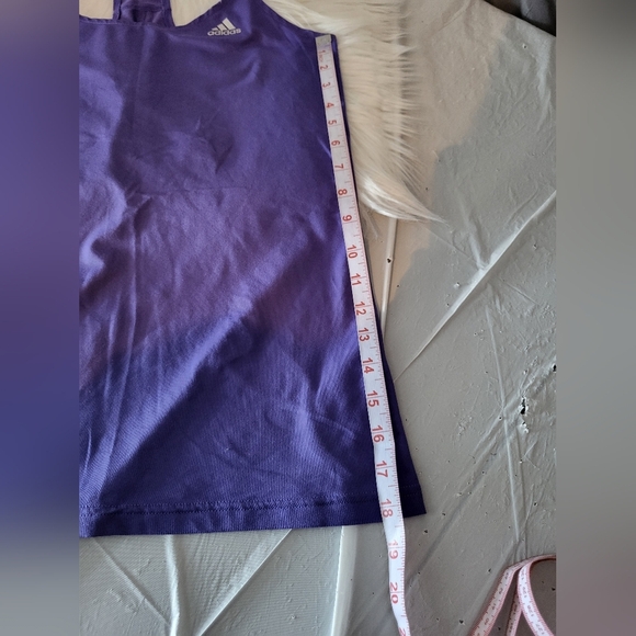 Adidas Purple Sleeveless Tank Top, Size Small - Picture 6 of 7